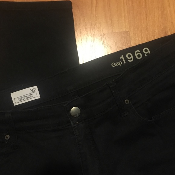 GAP 1969 Black Legging Jeans 14 - Picture 3 of 12